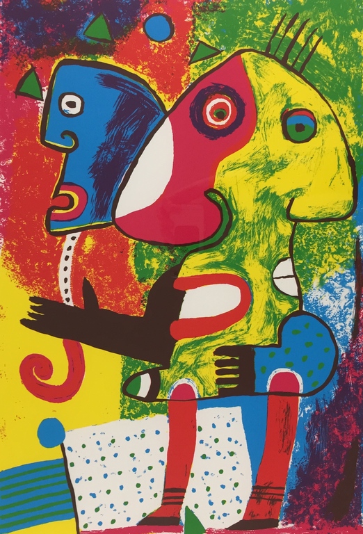 Clemens Briels, kleurenzeefdruk, 'I', 1995      (INGELIJST) kopen? Bied vanaf 169!