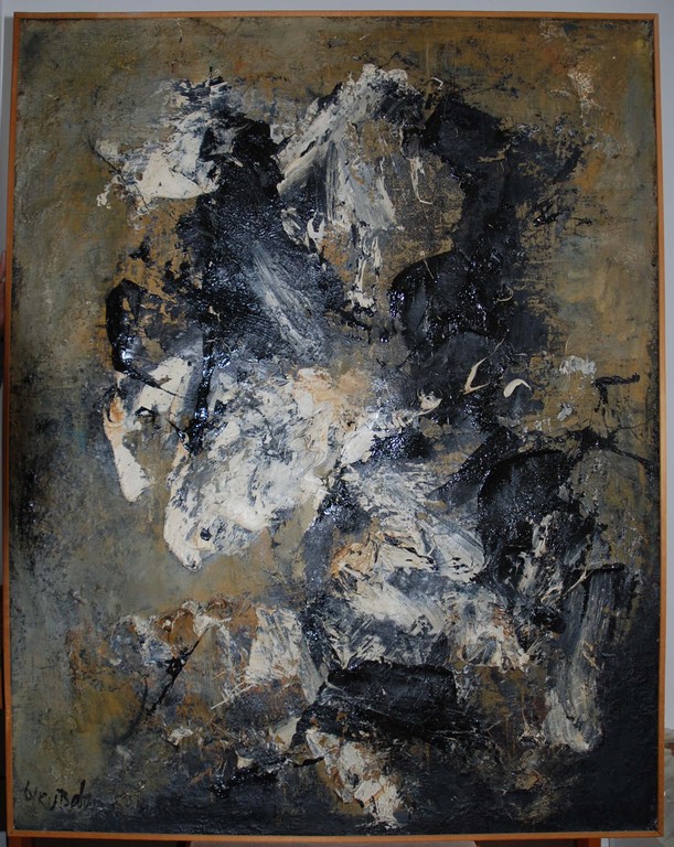 Kees van Bohemen, olieverf op doek, De beweging in de ruimte veroverend. kopen? Bied vanaf 3000!