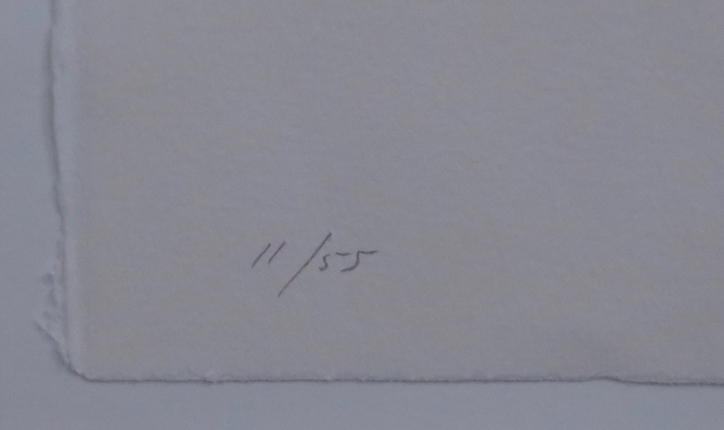 Joris Geurts: Houtsnede, Zonder titel (bruin) -Ingelijst kopen? Bied vanaf 40!