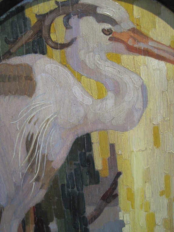 H.J. Eshuys 1888-1967 post-impressionisme olieverf ooievaar 1915 kopen? Bied vanaf 150!