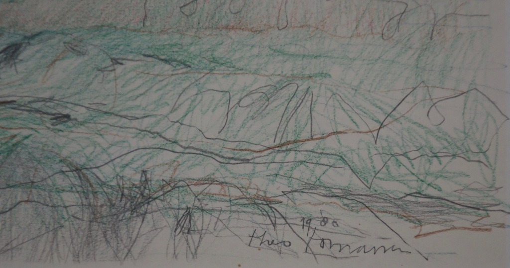 Theo Tomassen: Potloodtekening, La Cardana  kopen? Bied vanaf 1!