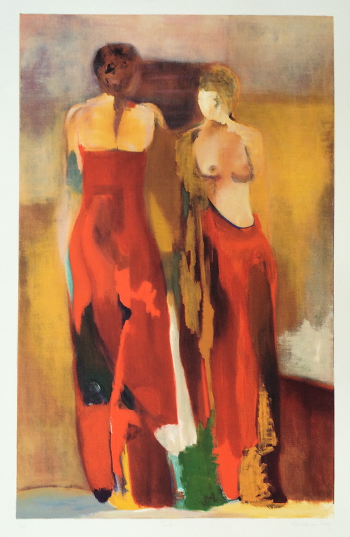 Hans van den Berg, zeefdruk , titel  verkocht voor € 50!