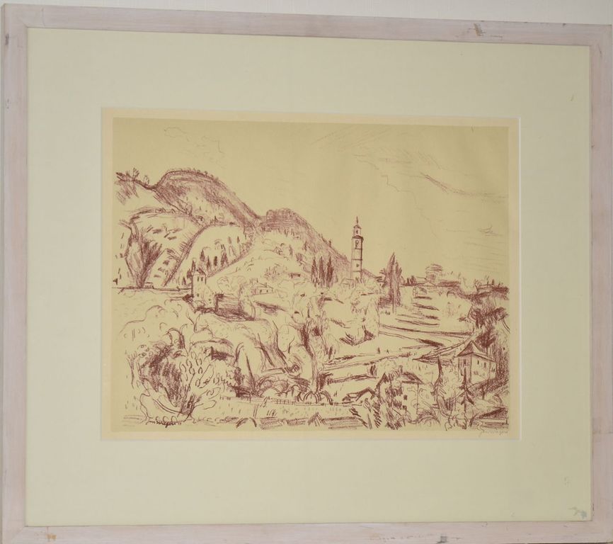 Jan Wiegers: Litho. Tucino. Handgesigneerd. kopen? Bied vanaf 80!