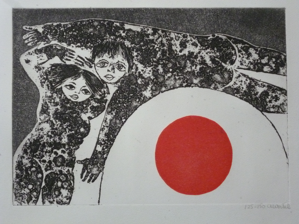 Ans Wortel - kleurenets - Om elkaar tegemoet te komen verkocht voor € 60!