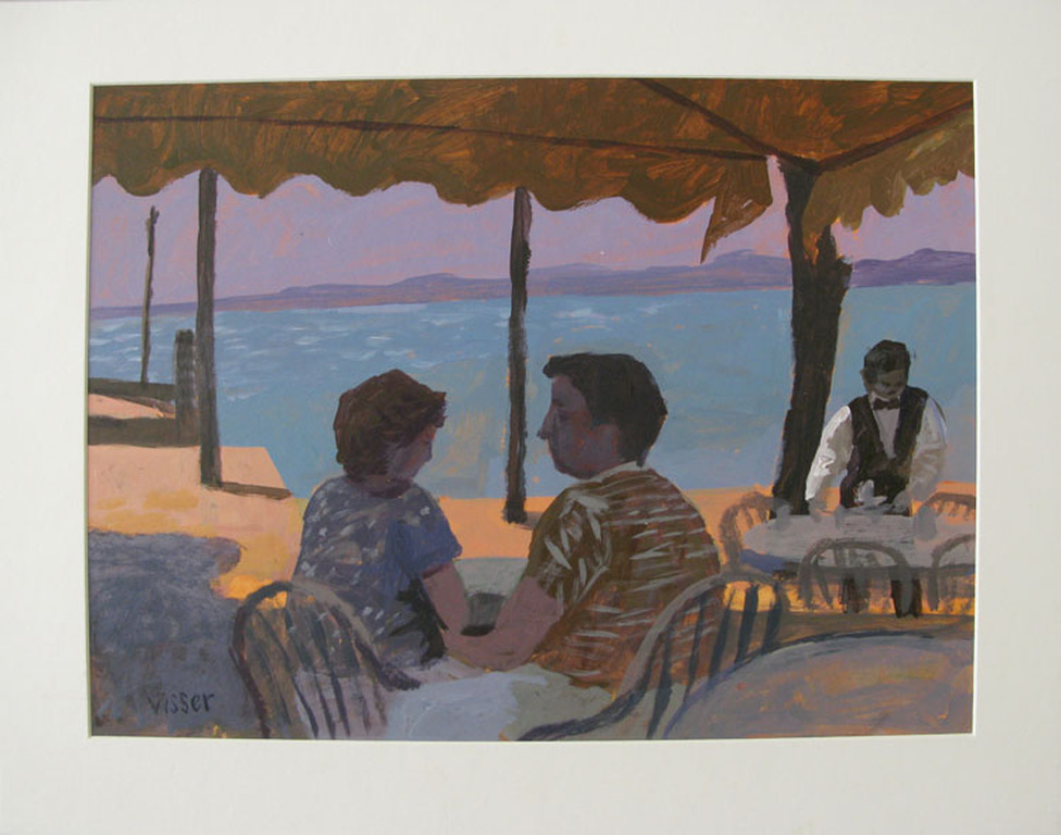 Hendrik Jan Visser, BRIEF ENCOUNTER, acryl op papier kopen? Bied vanaf 1!