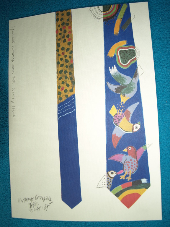 Corneille – Lithoprint – Stropdas Society Shop - 1987 kopen? Bied vanaf 25!