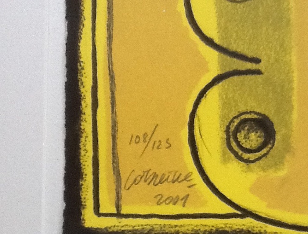 Corneille, Kleurenlitho, gesigneerd , ingelijst in blankhouten lijst, Oplage 125 kopen? Bied vanaf 350!