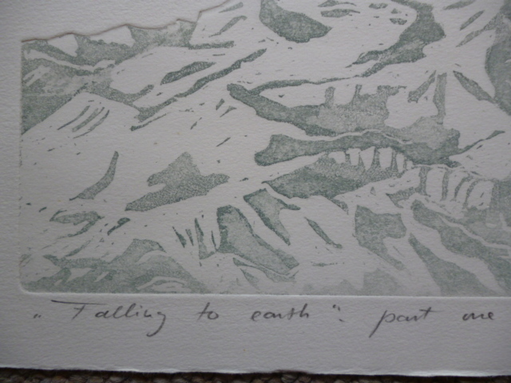 Leentje Linders - kleurenets - "Falling to earth part one" kopen? Bied vanaf 40!