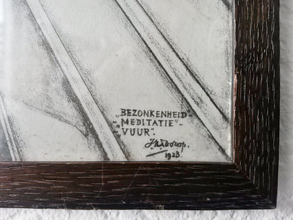 Jan Toorop, Bezonkenheid, Meditatie, Vuur, litho,  kopen? Bied vanaf 40!