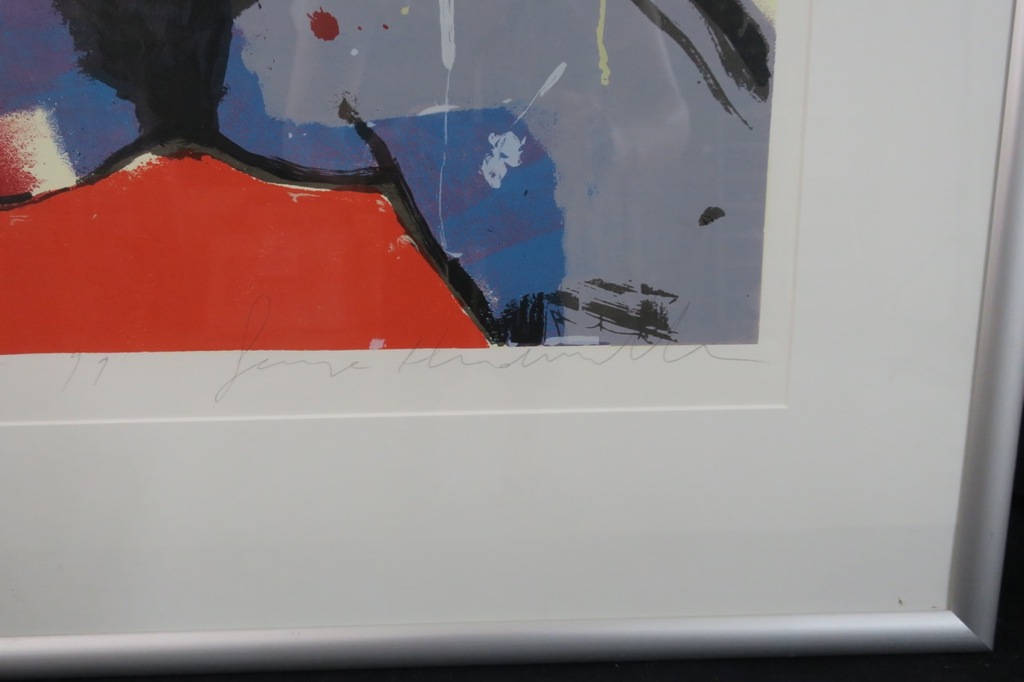 George Heidweiller: Zeefdruk, Mayday - Ingelijst kopen? Bied vanaf 60!