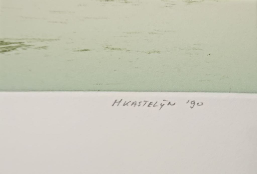 Henk Kastelijn: Zeefdruk, Spiegelingen kopen? Bied vanaf 1!