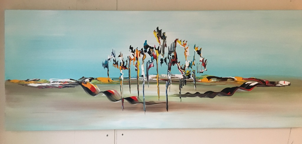 Gena - Surrealisme - Wonder-Acrylverf op doek kopen? Bied vanaf 250!