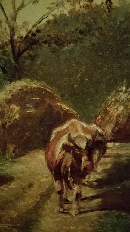 Onbekend kunstenaar, Olieverf op paneel, Stilleven Koeien kopen? Bied vanaf 30!