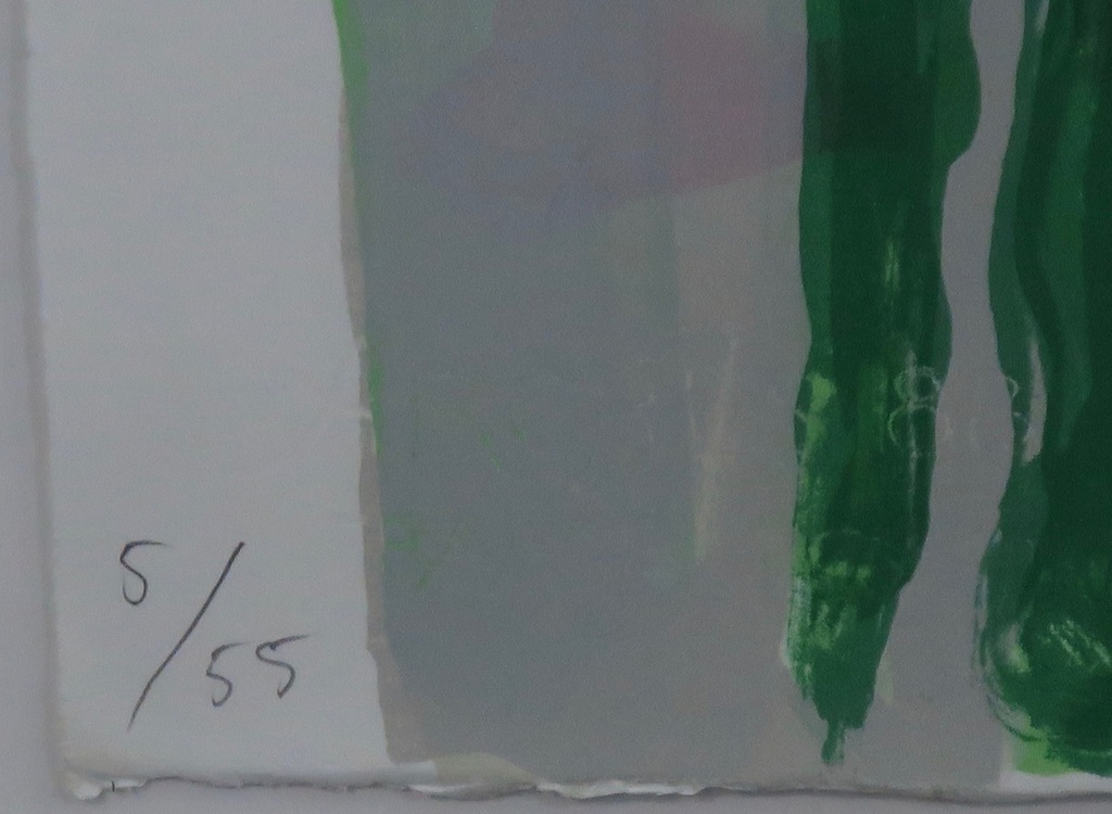 Cees Dolk: Zeefdruk, Figurenplan 3 -Ingelijst kopen? Bied vanaf 40!