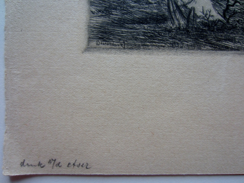 Theo Beerendonk (1905-1979) - ets Vondelpark te Amsterdam kopen? Bied vanaf 45!