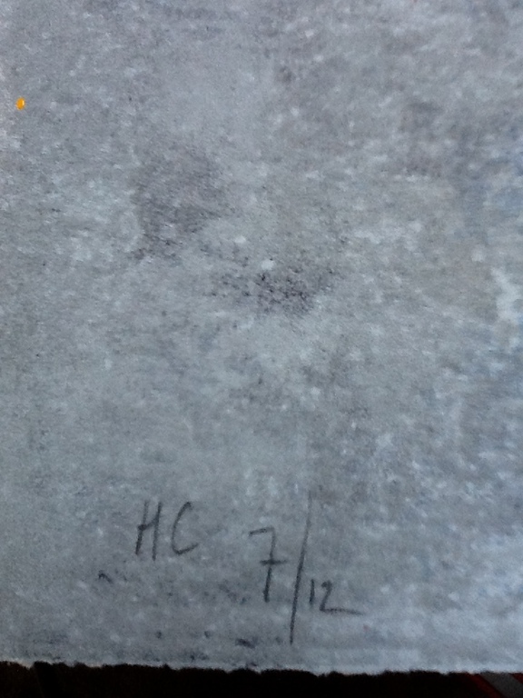 Peter Schenk, collage, olieverf op zeefdruk ,hc 7/12 UNICA kopen? Bied vanaf 65!