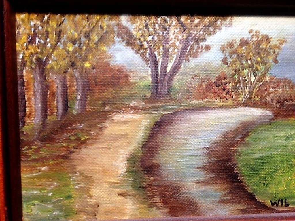 A. Willemen, acrylverf op paneel, twee landschappen kopen? Bied vanaf 1!