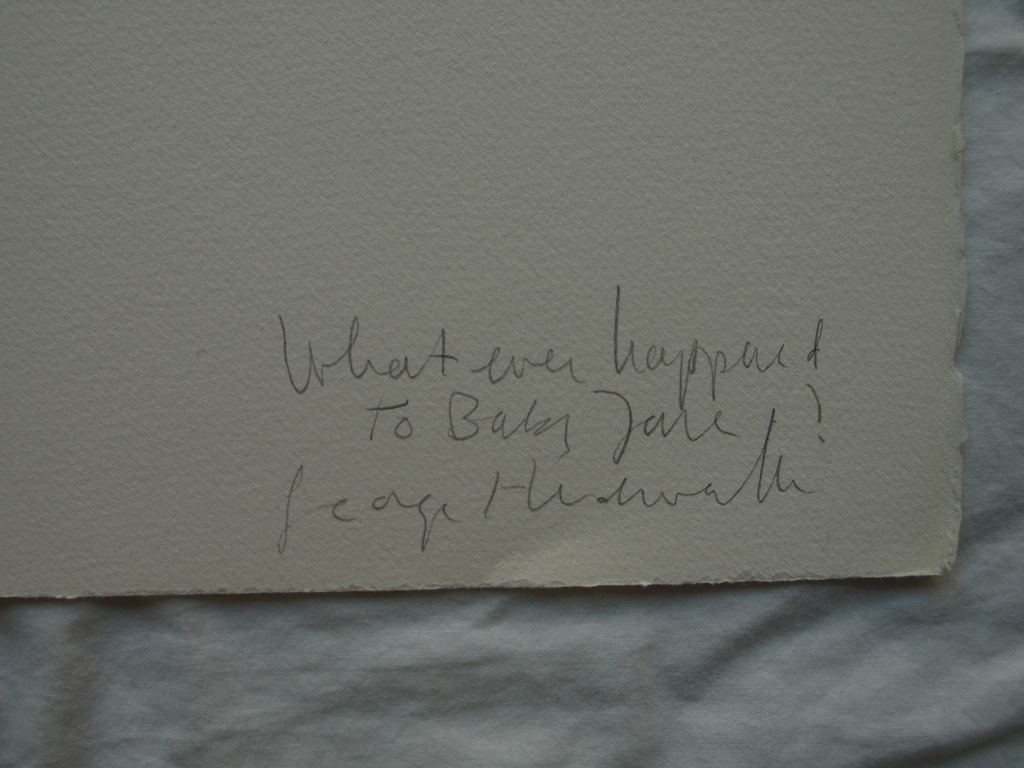 George Heidweiller : Zeefdruk – Whatever Happened to Baby Jane? - 1996 kopen? Bied vanaf 35!