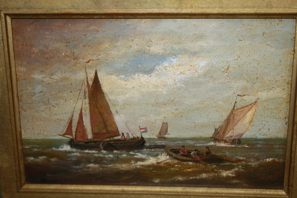 VISSERSBOTEN AAN DE KUST monogram AH kopen? Bied vanaf 1!