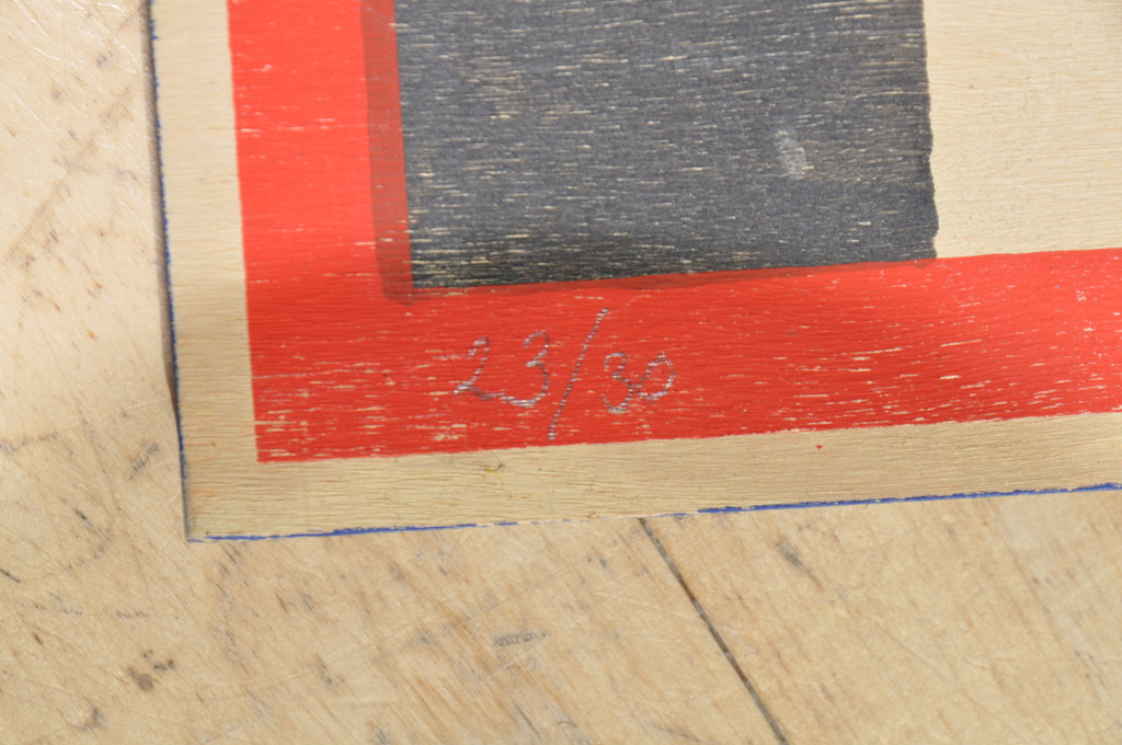 Klaas Gubbels: Schaakbord, handgeschilderd en gesigneerd oplage 30 ex. - 1992 kopen? Bied vanaf 600!