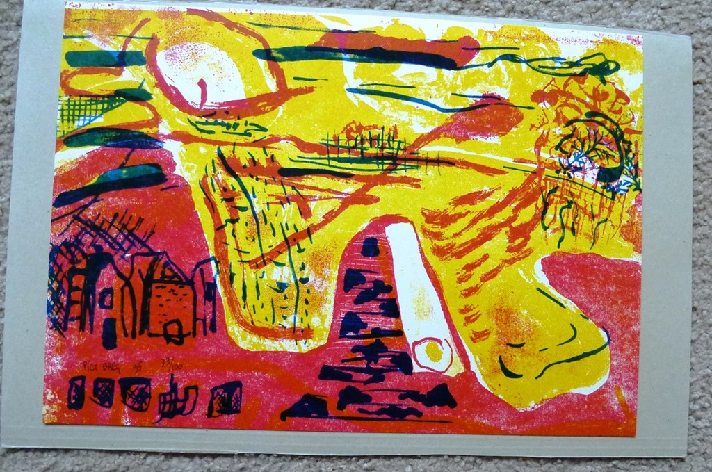 Piet Breg, grafiek: 1995, handgesigneerd en genummerd kopen? Bied vanaf 1!