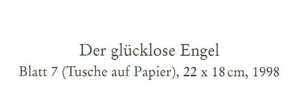 Onbekende Kunstenaar-Inkt op Papier-4 mappen met Der Glücklose Engel kopen? Bied vanaf 1!