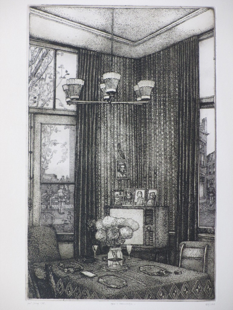 Pol Jong, Opa's kamertje, Ets '75 verkocht voor € 45!