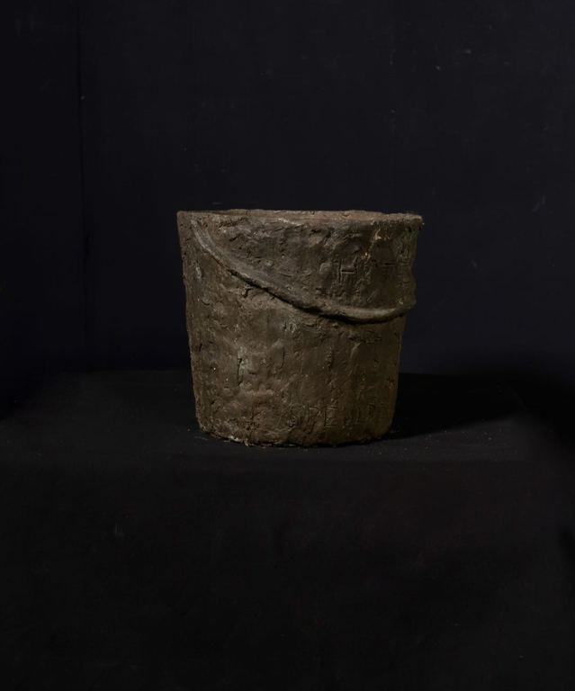 Adri de Waard: Monumentaal bronzen beeld, Aardappelschiller + Emmer/Mand (Groot) kopen? Bied vanaf 1500!