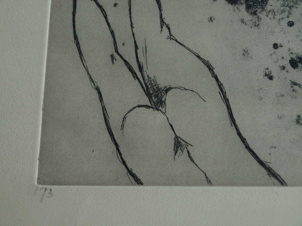 Ans Wortel : Ets , We gaan - gesigneerd & ingelijst – 1973 kopen? Bied vanaf 40!