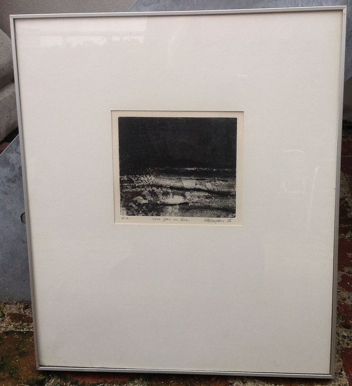 Krikor Momdjian, ets, handgesigneerd verkocht voor € 50!