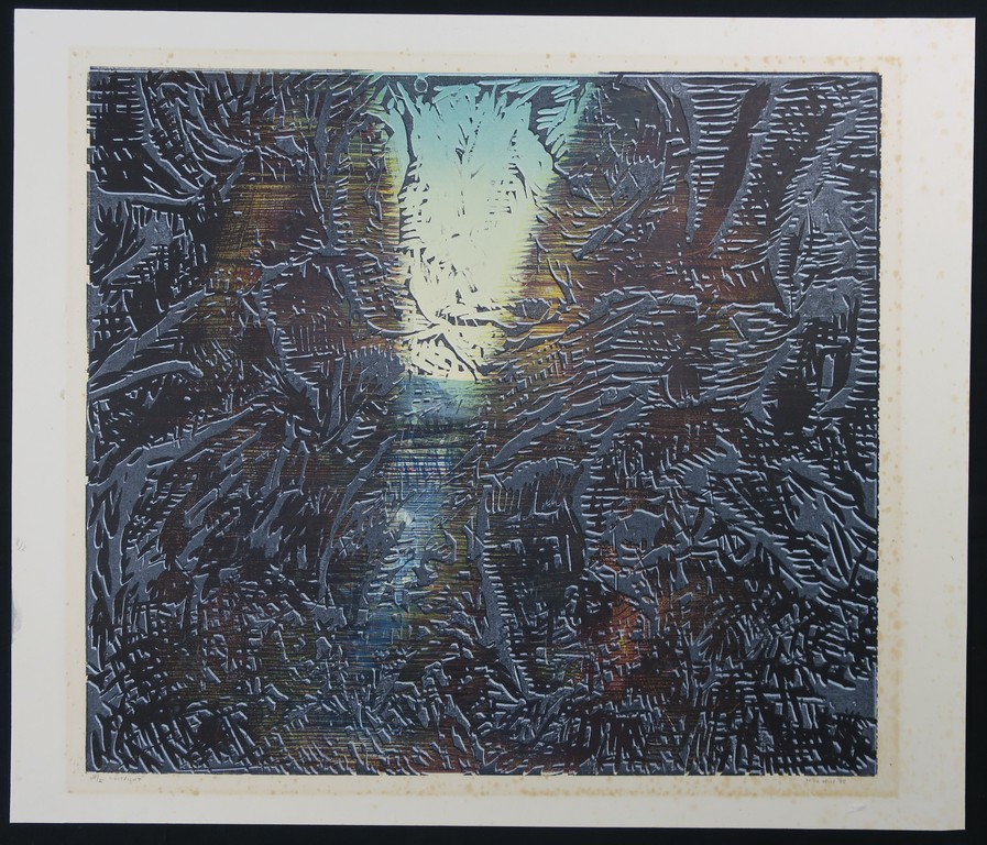 Willem de Vries: Houtsnede, Uitzicht kopen? Bied vanaf 1!