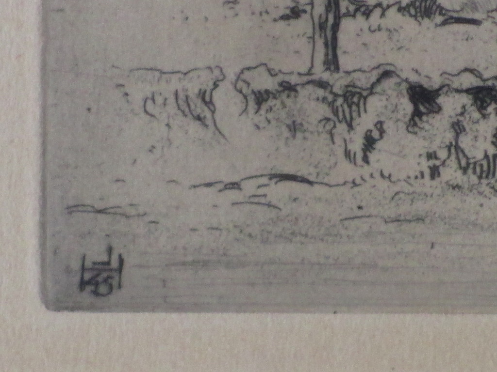 Johan Hemkes - Johan Hemkes, R.H.B.S. Ter Apel, Ets 1945 kopen? Bied vanaf 1!