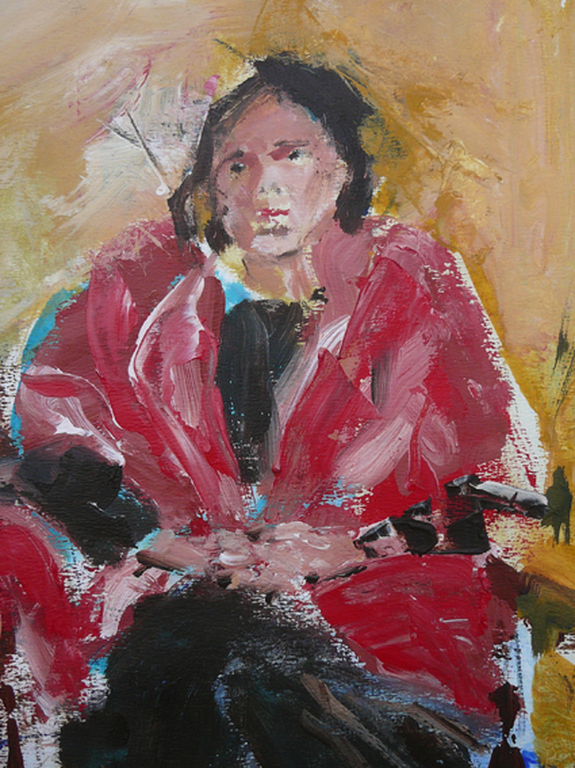 Ad Schram: 'Moeder' -acryl- 1994 kopen? Bied vanaf 44!