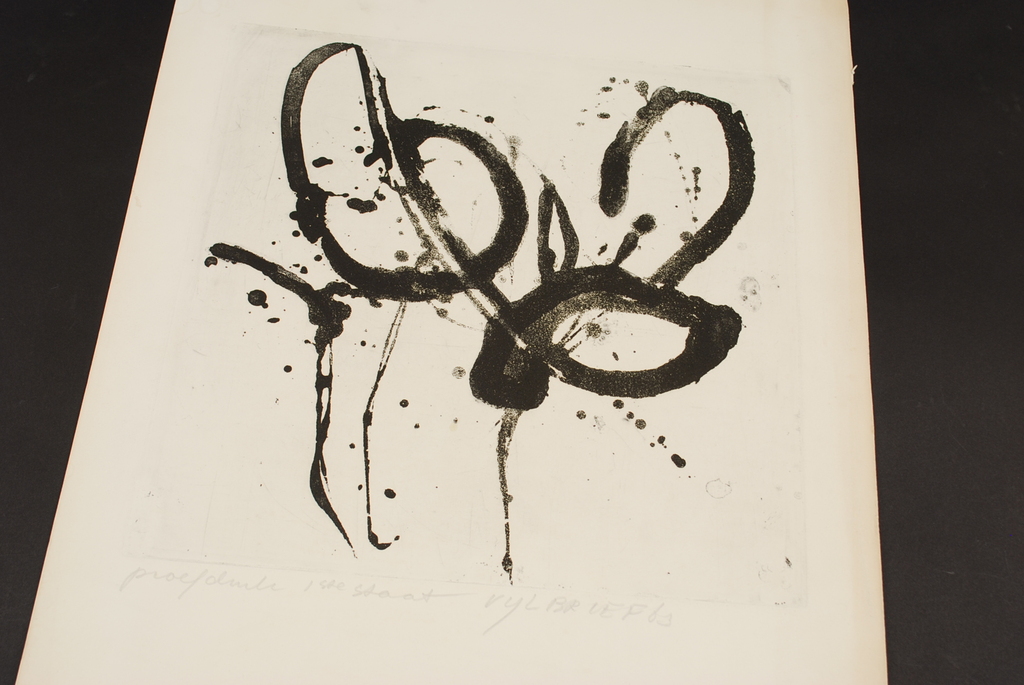 ERNST VIJLBRIEF ets uit 1963 proefdruk 1e staat kopen? Bied vanaf 1!