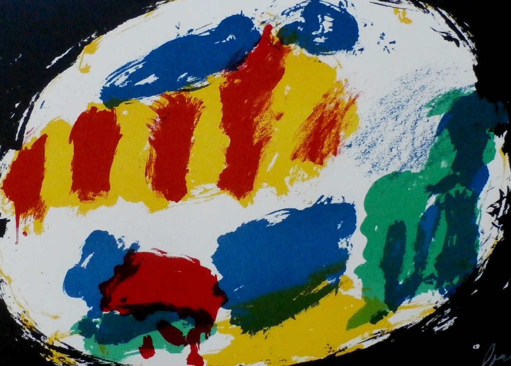 Eugene Brands - Landscape in Daytime - 1968 verkocht voor € 200!