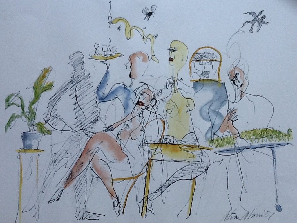 Wim Worm, gesigneerde kleurenprint kopen? Bied vanaf 25!