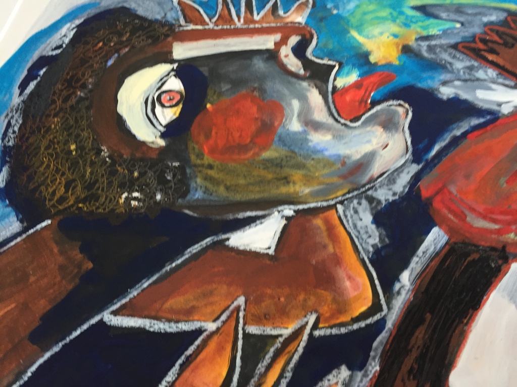 John Lie A Fo   1 origineel schilderij op papier. kopen? Bied vanaf 99!
