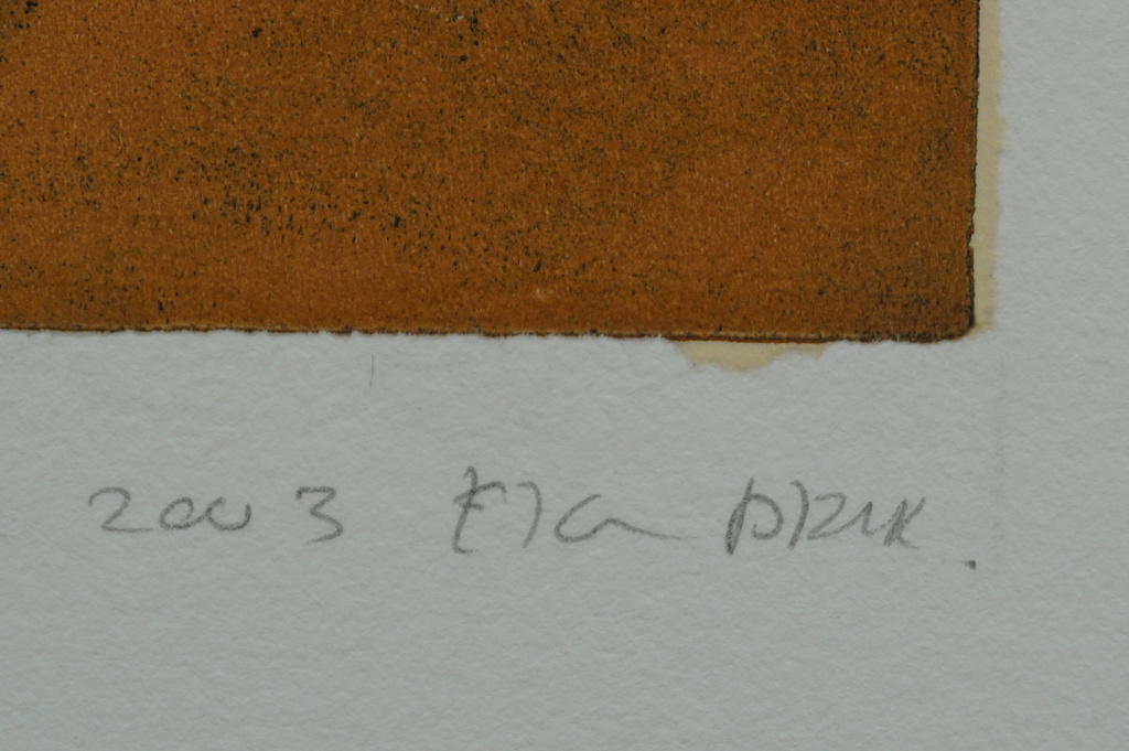 Jan Naezer - ets met bladgoud - 2003 - 20 ex. kopen? Bied vanaf 1!