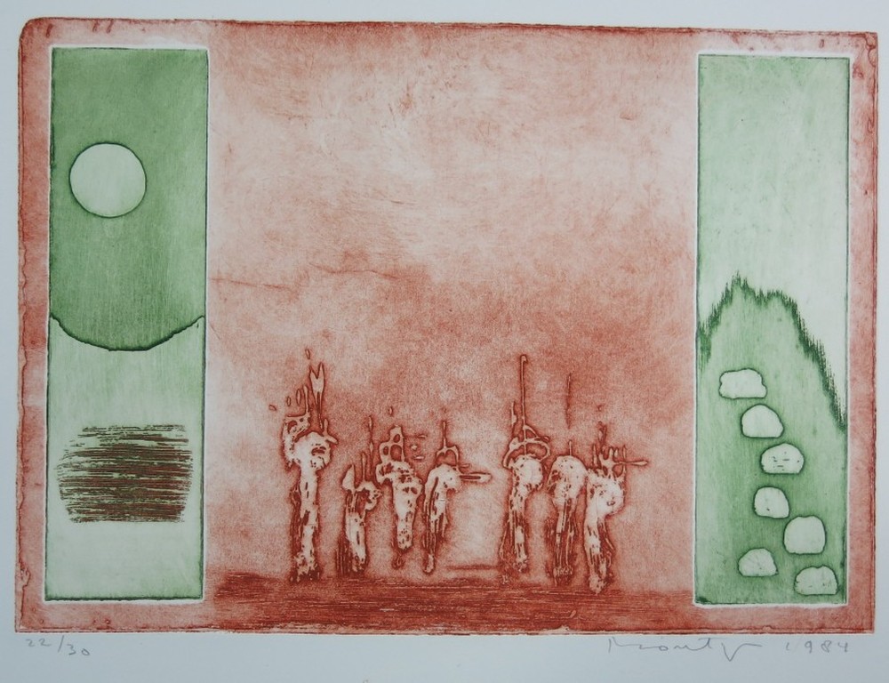 Jan Montyn: Ets, The persistence of memory III verkocht voor € 250!