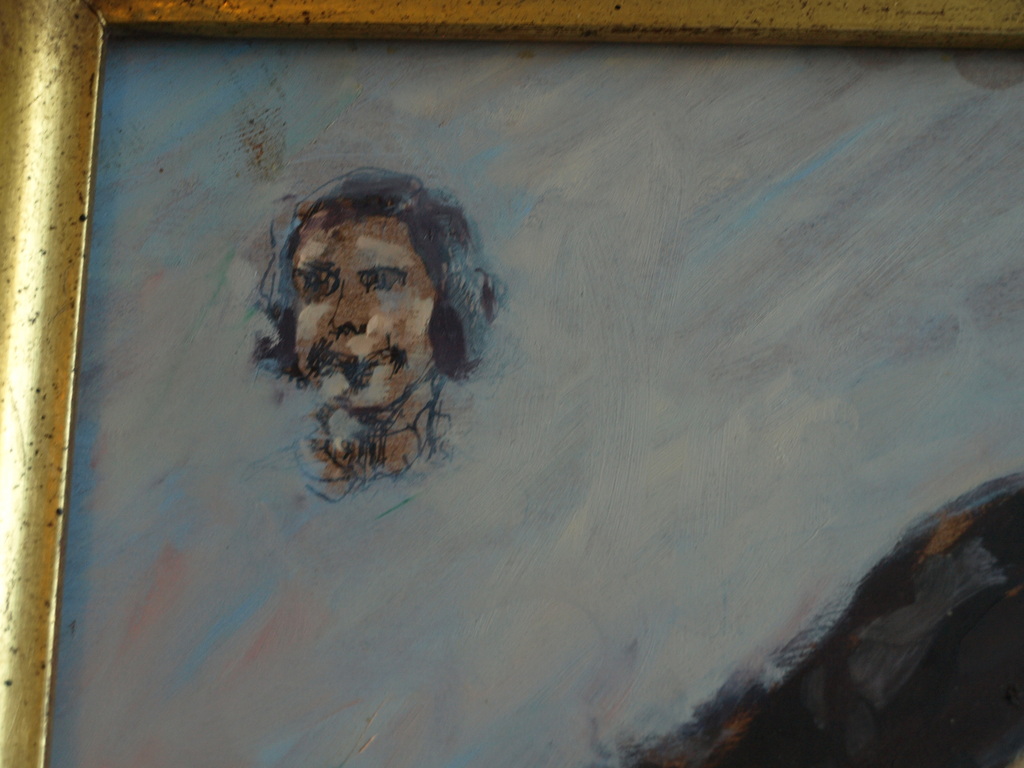 Silvester Peperkamp : Olieverf op paneel – Anne Frank - ingelijst – ca 2001 kopen? Bied vanaf 1!