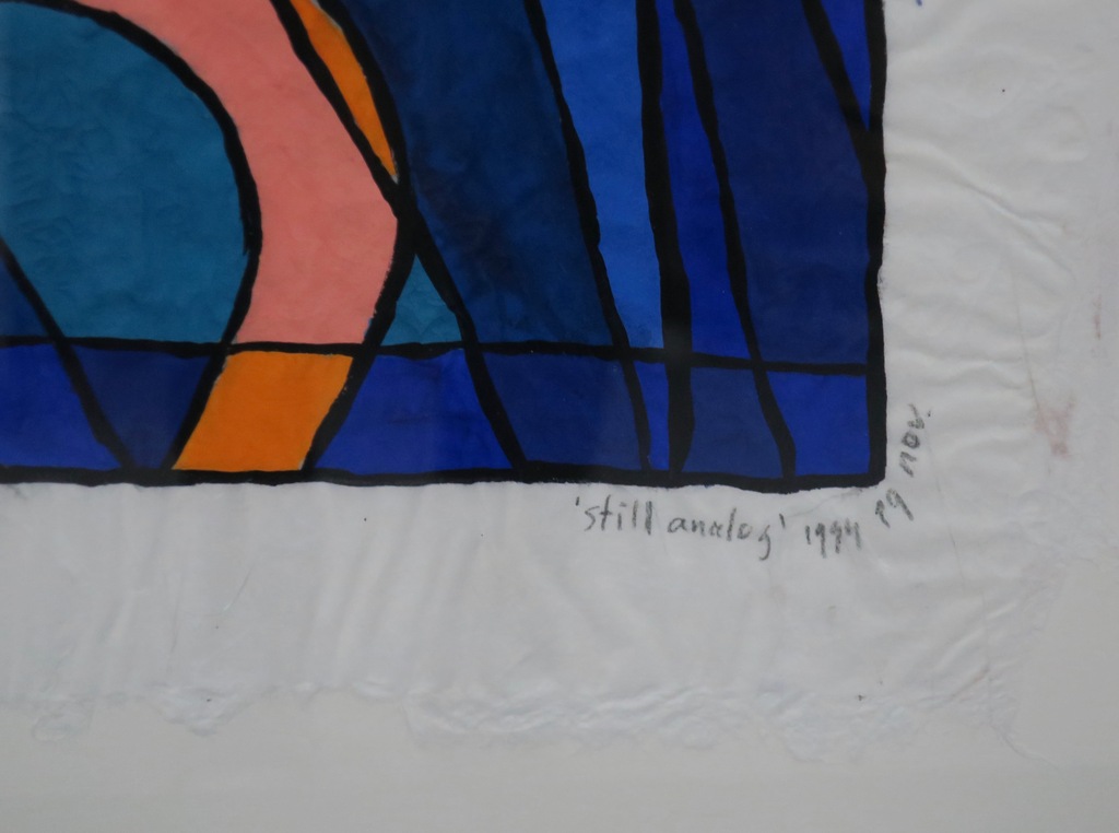 Piet Quekel: Gouache op rijstpapier, Still analog - Ingelijst kopen? Bied vanaf 1!