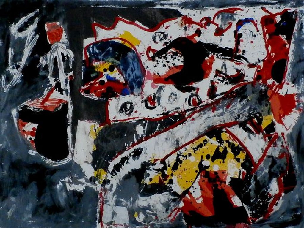 Jacques Doucet - zeefdruk: Ete A Saint Christol - 1991 verkocht voor € 145!