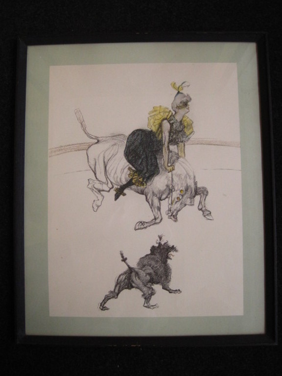 Henri Toulouse Lautrec 1864-1901 gelimit. litho "au Cirque" 1948 EditArt Paris kopen? Bied vanaf 1!