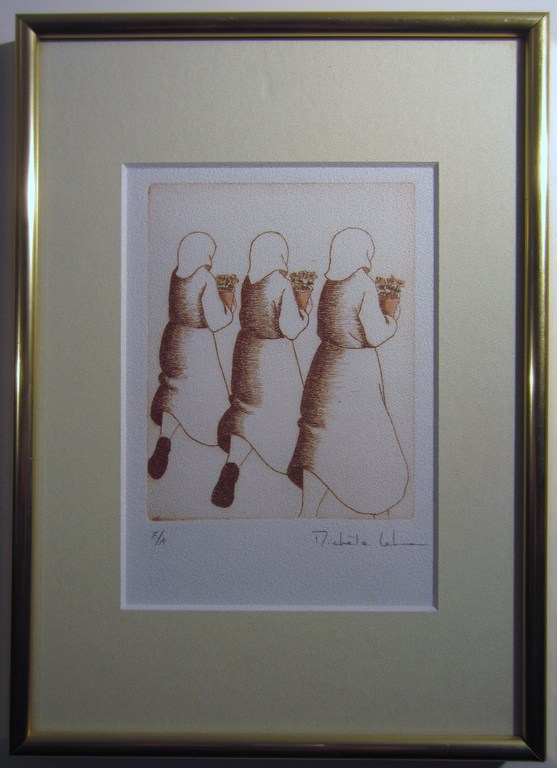 Michèle Lehmann - Zwitserland (1940) - kleurets kopen? Bied vanaf 60!