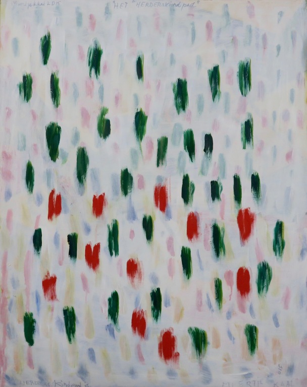 Meertje Kaal: Acryl op doek, Het herderskind pad - Ingelijst (Groot) kopen? Bied vanaf 1!