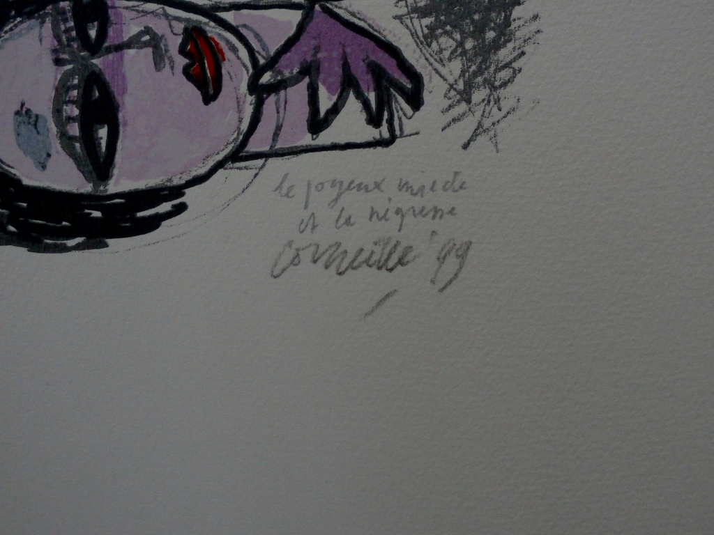 Corneille -  zeefdruk: La Nigresse - 1994 kopen? Bied vanaf 125!