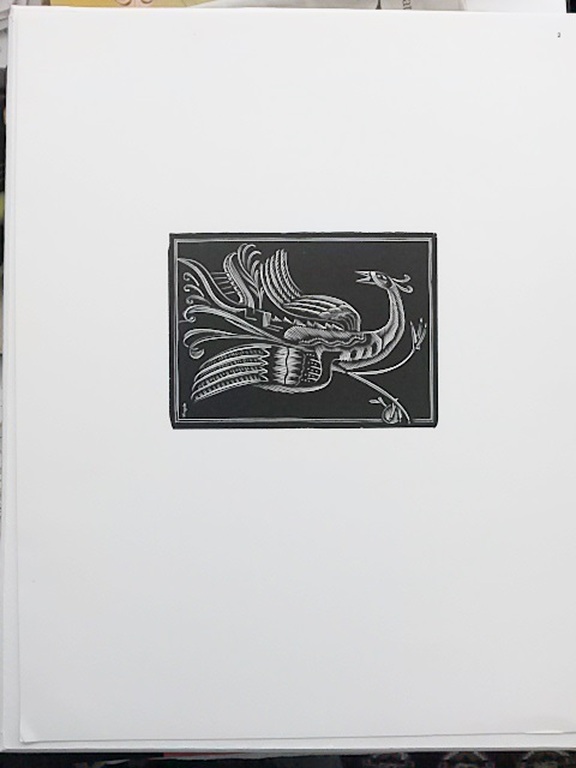 John Dix, houtsnede, Paradijsvogel kopen? Bied vanaf 6!