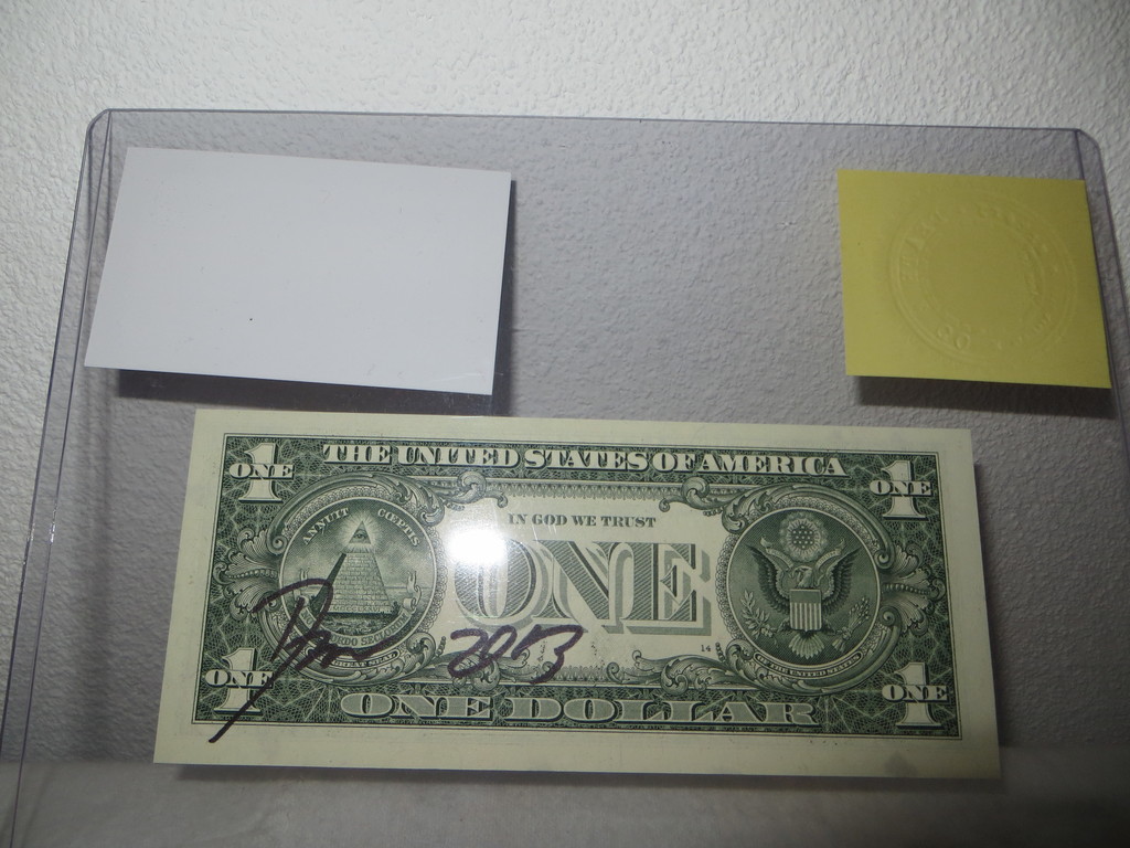 Death Nyc - origineel 1 $ biljet met certicaat van echtheid en blindstempel 2013 kopen? Bied vanaf 35!