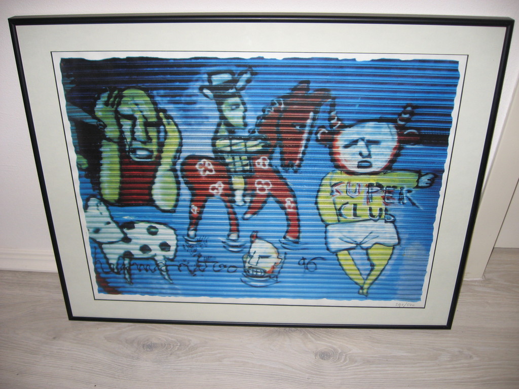 Herman Brood: Kleuren zeefdruk, 'Paard' verkocht voor € 99!