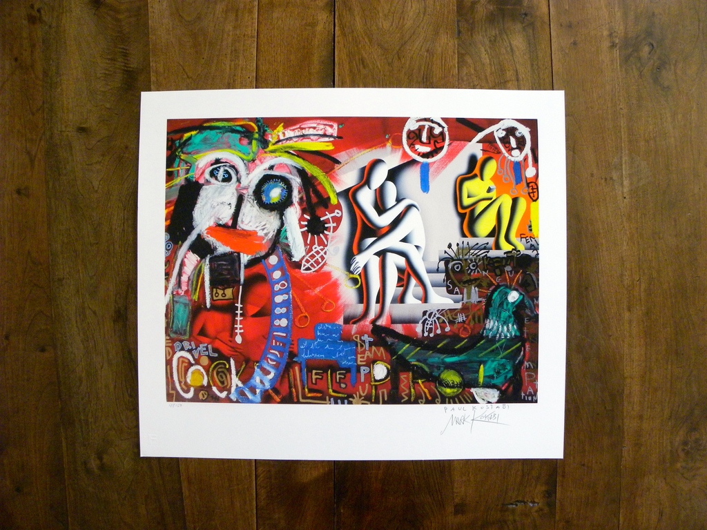 Mark & Paul Kostabi - 'One step beyond' - 50 ex. - 2013 kopen? Bied vanaf 250!